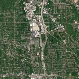 Walton Hills Ohio Satellite Map