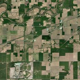 New Rochester Ohio Satellite Map