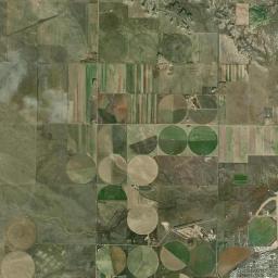 Pine Bluffs Satellite Map