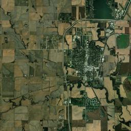 Wahoo Satellite Map