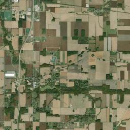 Van Buren Ohio Satellite Map