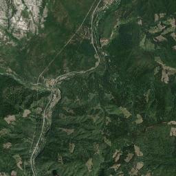 Castle Crag California map(satellite map)