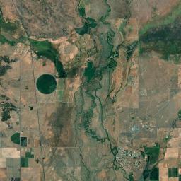 Bieber California map(satellite map)