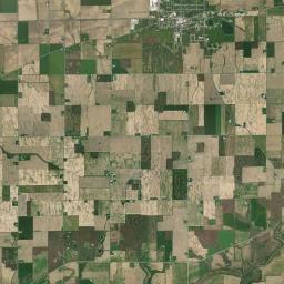 McComb Ohio Satellite Map