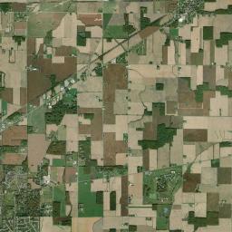 Arcadia Ohio Satellite Map