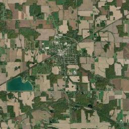 New London Ohio Satellite Map