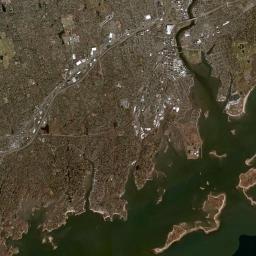 Rowayton Connecticut Satellite Map