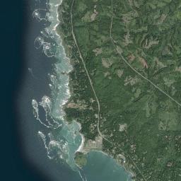 Trinidad California map(satellite map)