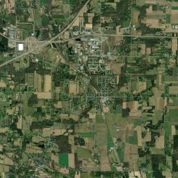 Seville Ohio Satellite Map