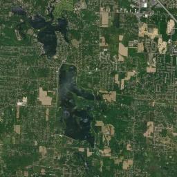 Green Ohio Satellite Map