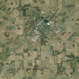 Bluffton Ohio Satellite Map