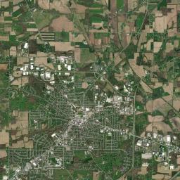 Twin Mobile Home Park Ohio Satellite Map