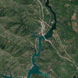 Antlers California map(satellite map)
