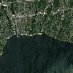 Patchogue New York Satellite Map