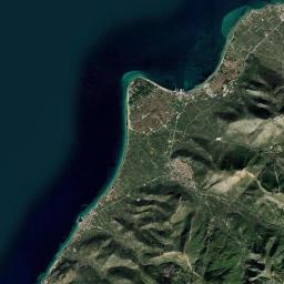 Prínos Satellite Map