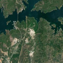 Mountain Gate California map(satellite map)
