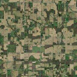 Blooming Grove Ohio Satellite Map