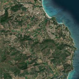 Budoni Satellite Map