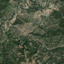 Bucktail California map(satellite map)