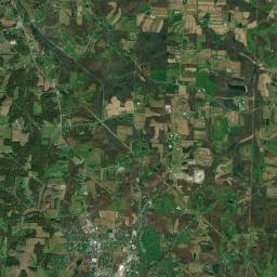 Wherrys Crossroads Ohio Satellite Map