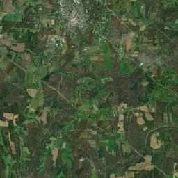 Washington Hall Ohio Satellite Map