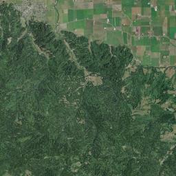 Ferndale California map(satellite map)