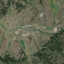 Hayfork California map(satellite map)
