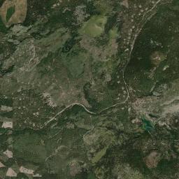 Manzanita Lake California map(satellite map)