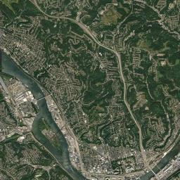 Allegheny County Satellite Map