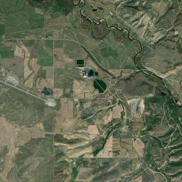 Mount Harris Colorado Satellite Map