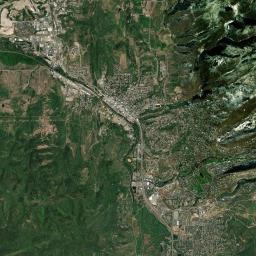 Steamboat Springs Colorado Satellite Map