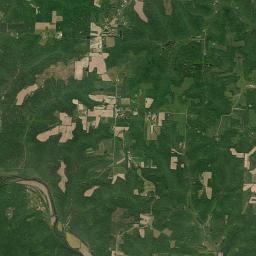 Tiverton Center Ohio Satellite Map