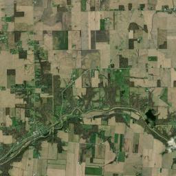 Port Jefferson Ohio Satellite Map