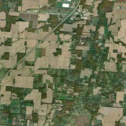Olive Green Ohio Satellite Map