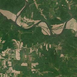 Walhonding Ohio Satellite Map