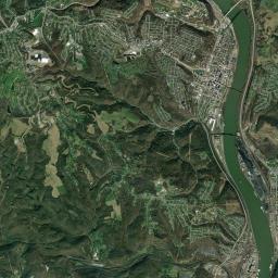 Steubenville Ohio Satellite Map