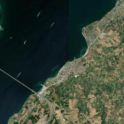 Lâpseki İlçesi Satellite Map