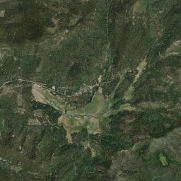 Mineral California map(satellite map)