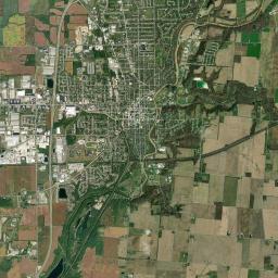 Sidney Ohio Satellite Map