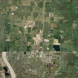 Scioto Village Ohio Satellite Map