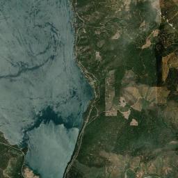 East Shore California map(satellite map)