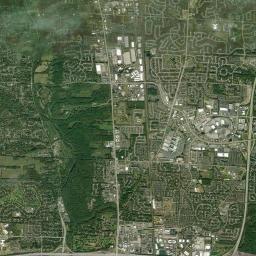 Worthington Hills Ohio Satellite Map
