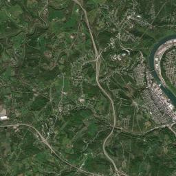 Charleroi Satellite Map