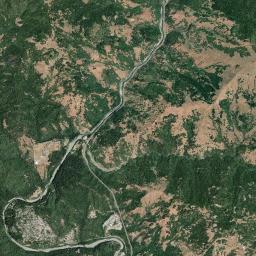 Redway California map(satellite map)