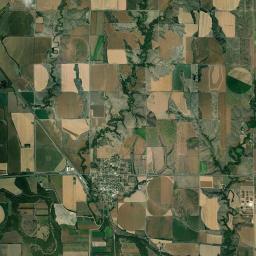 Harlan County Satellite Map