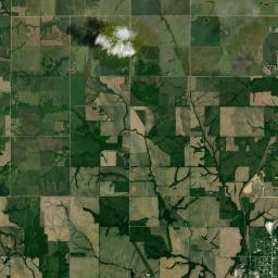 Pawnee County Satellite Map