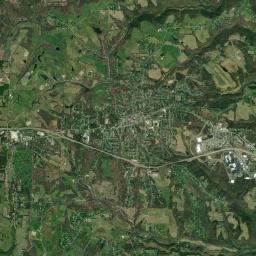 Saint Clairsville Ohio Satellite Map