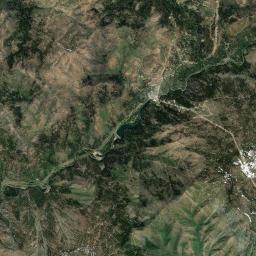 Caribou California map(satellite map)