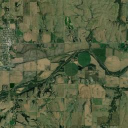 Red Cloud Satellite Map