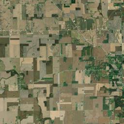 Ithaca Ohio Satellite Map